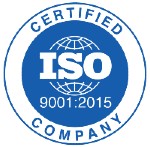 ISO 9001:2015 certified company